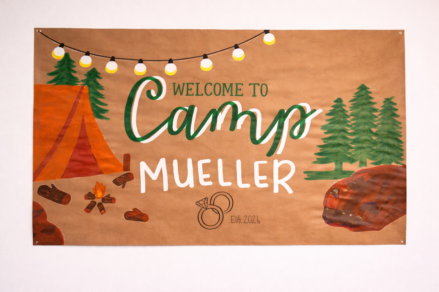 Customizable Bachelorette Banner